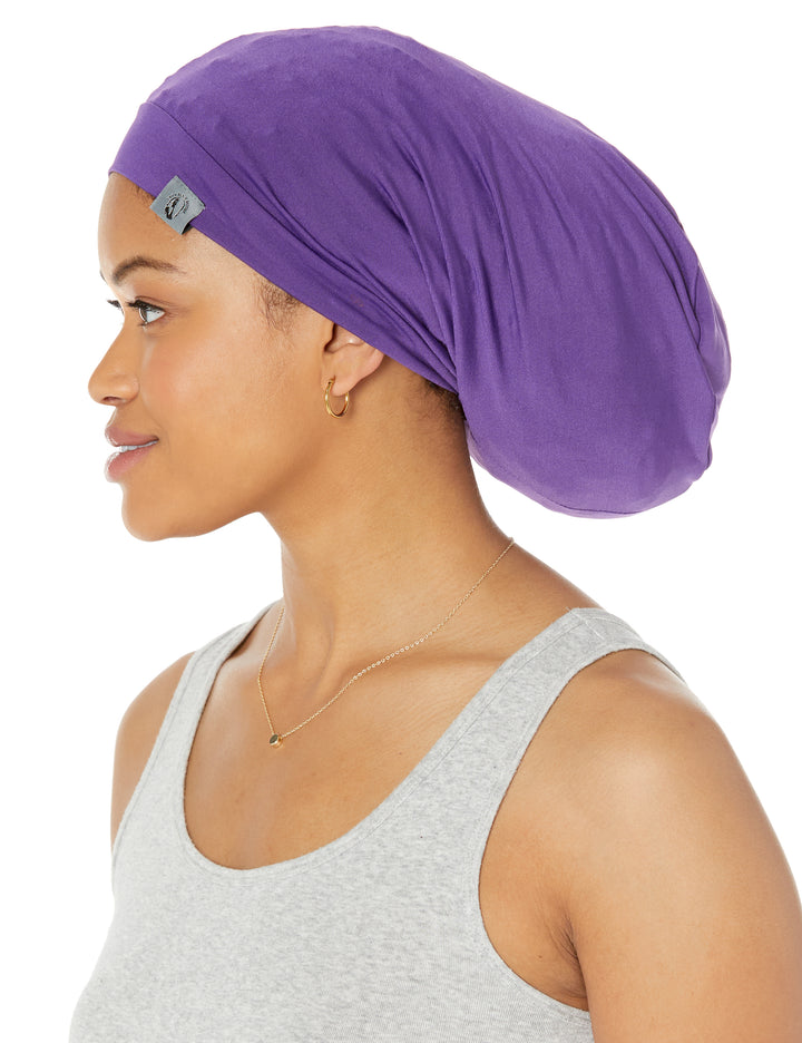 Dreadlocks locs natural hair cap - purple
